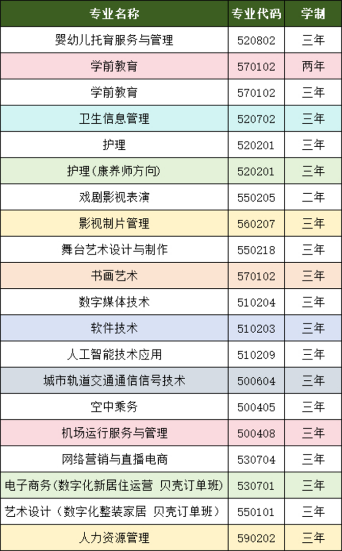 2024年招生專(zhuān)業(yè)及代碼