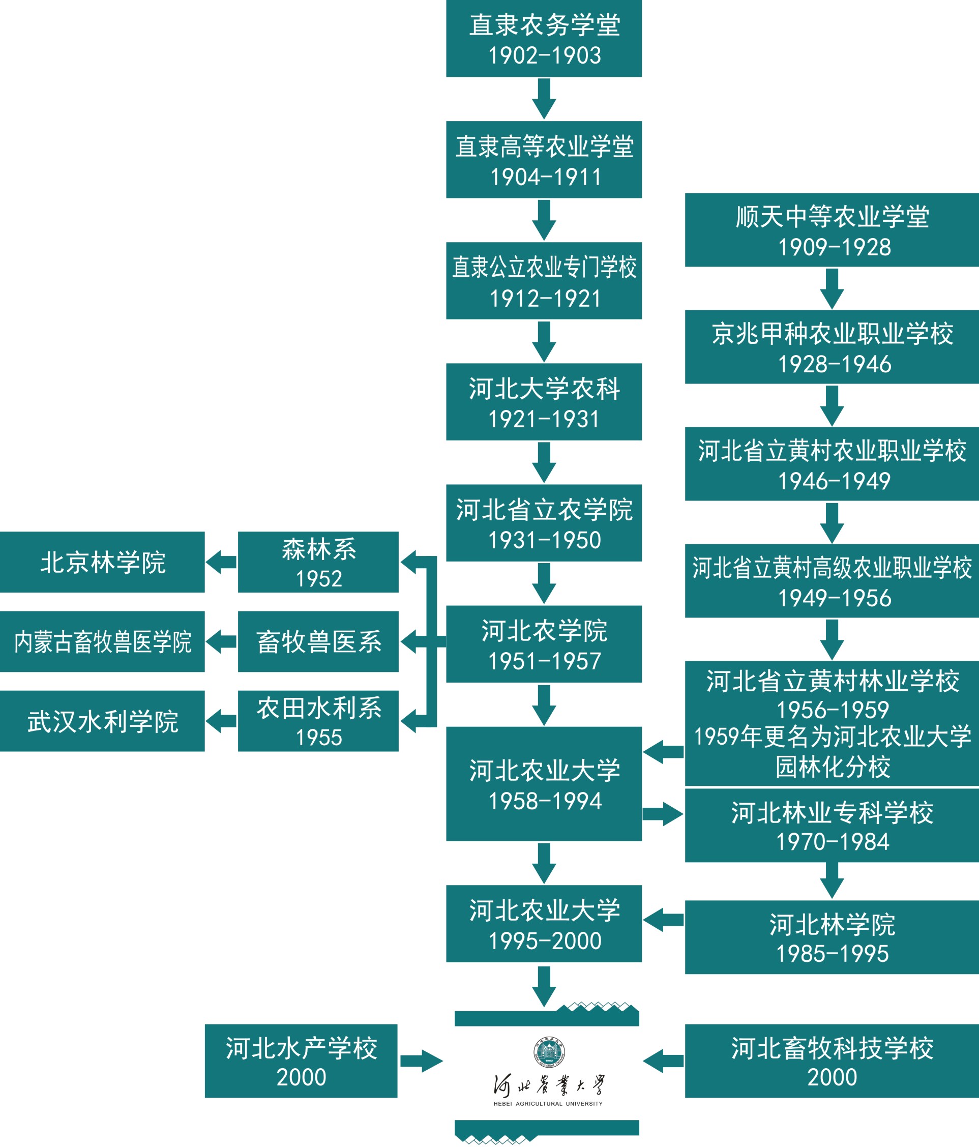 大學(xué)校志，歷史沿革（概）校史